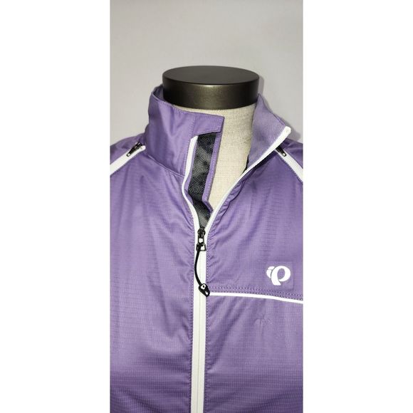 Pearl Izumi Elite Women's Purple Convertible Cycling / Running Jacket Size M - Picture 11 of 11